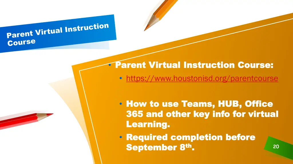 parent virtual instruction course parent virtual