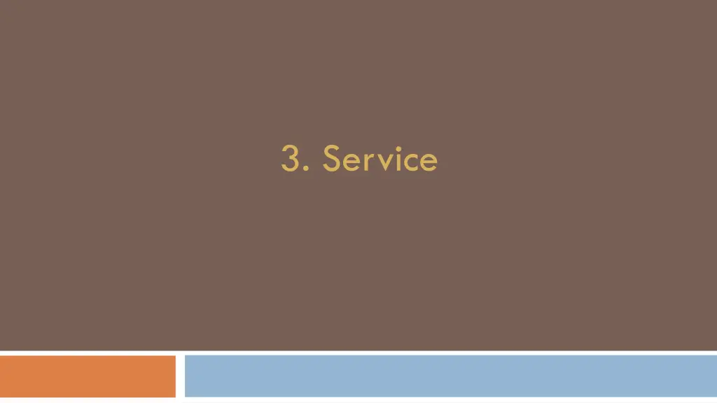 3 service