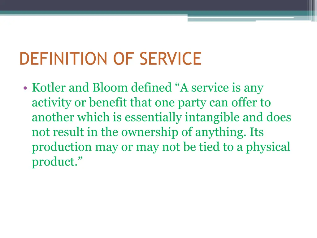 definition of service