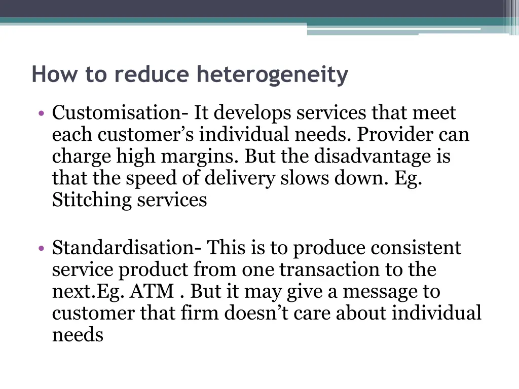 how to reduce heterogeneity