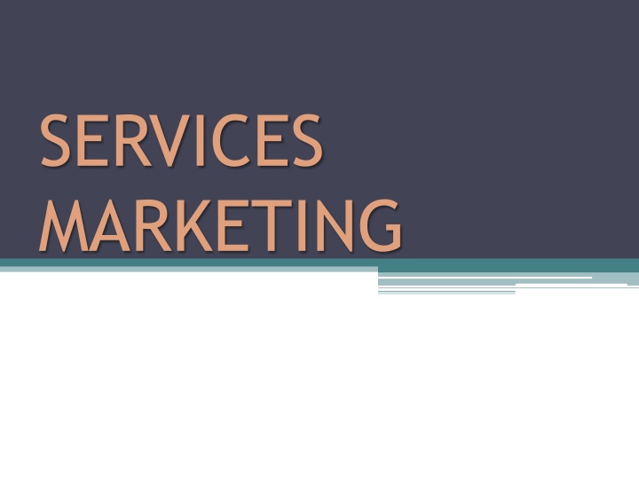 services marketing