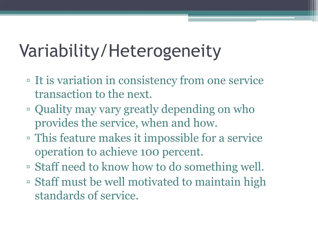 variability heterogeneity