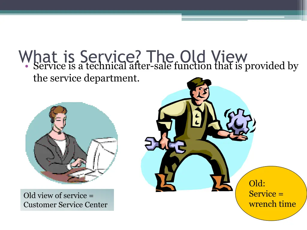 what is service the old view service