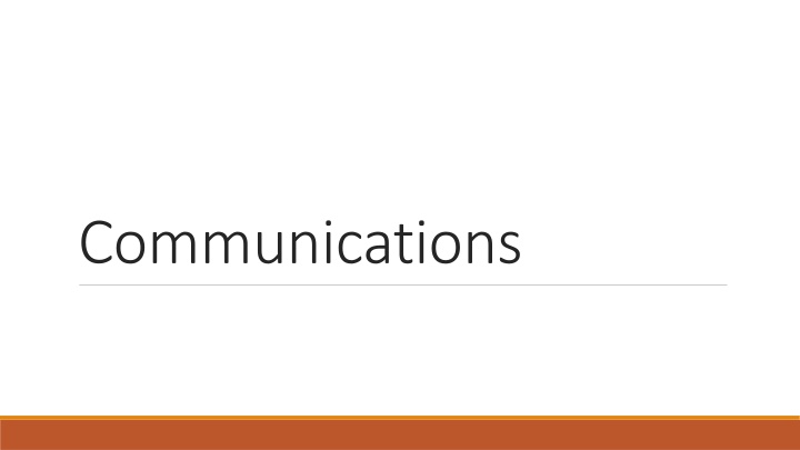 communications