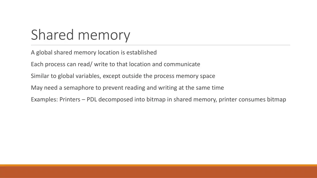 shared memory