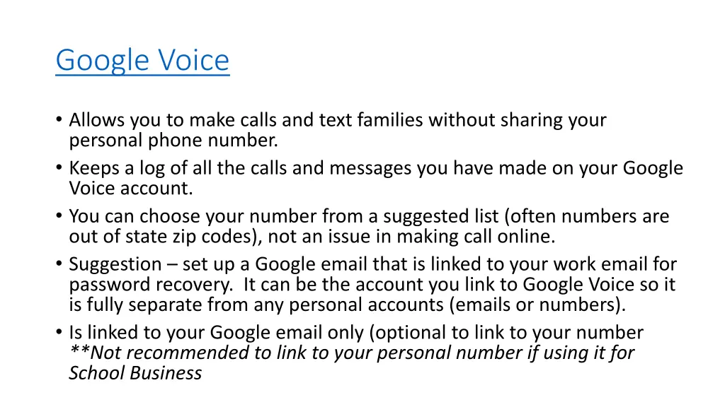 google voice