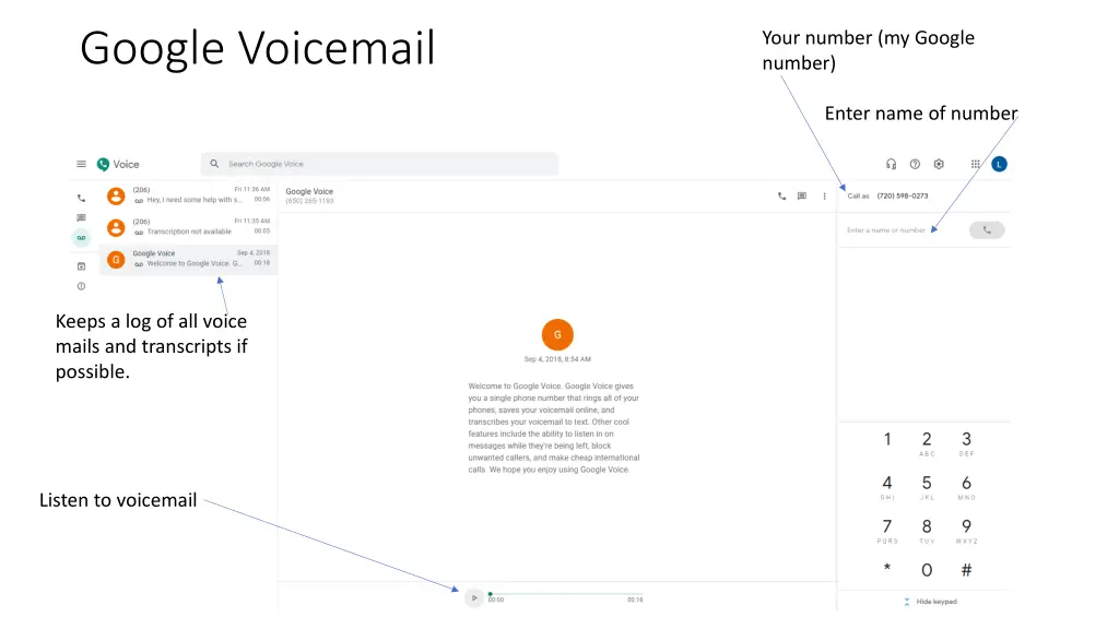 google voicemail