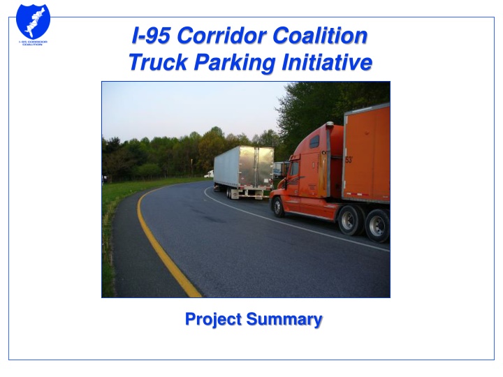 i 95 corridor coalition truck parking initiative