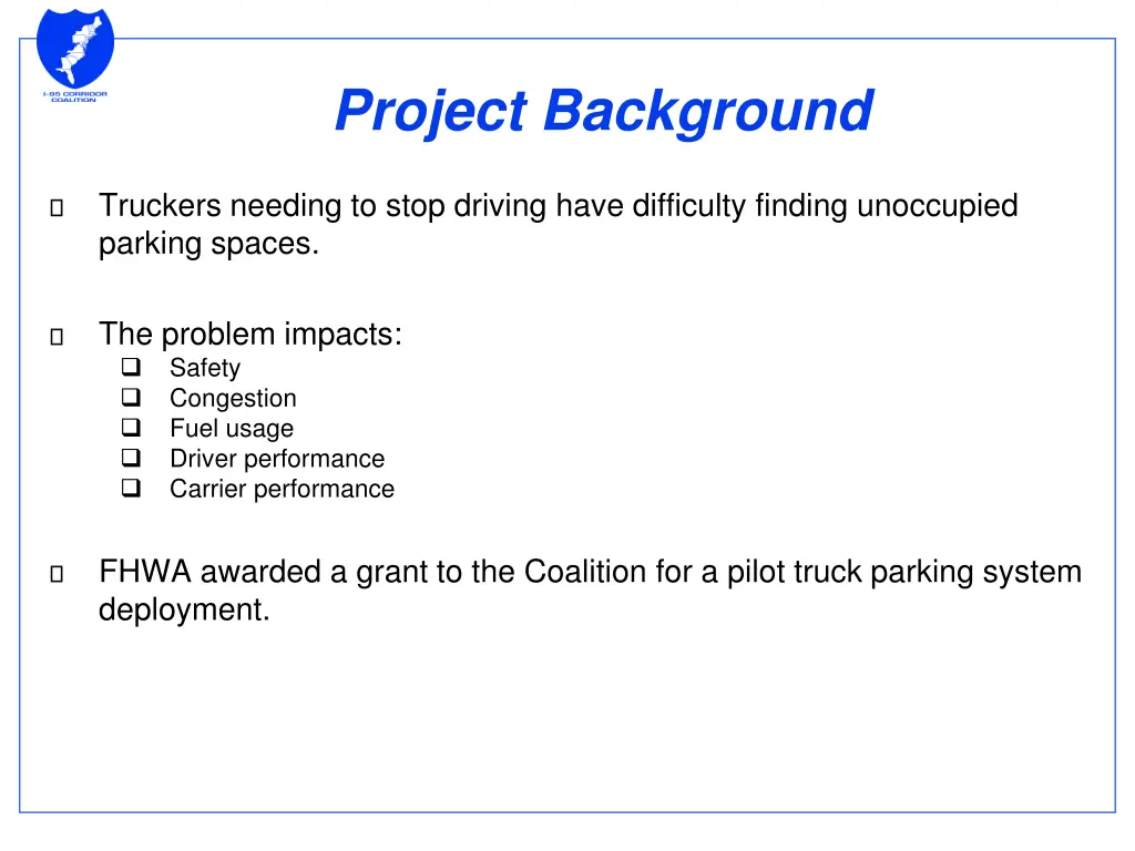 project background