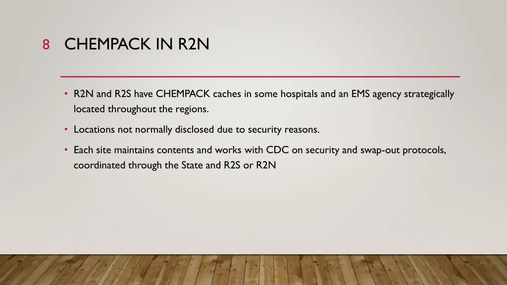 chempack in r2n