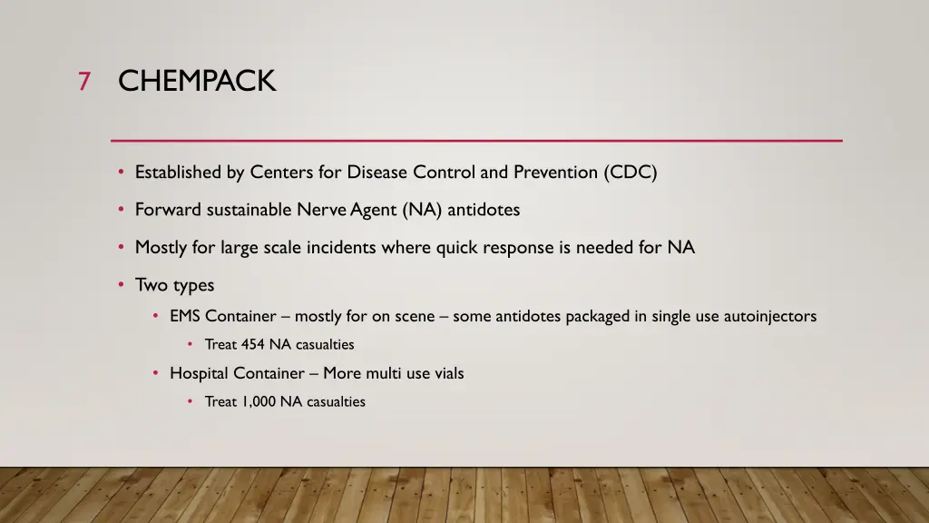 chempack