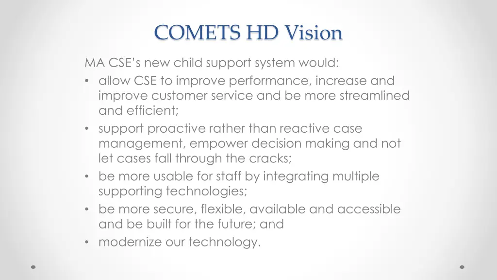 comets hd vision