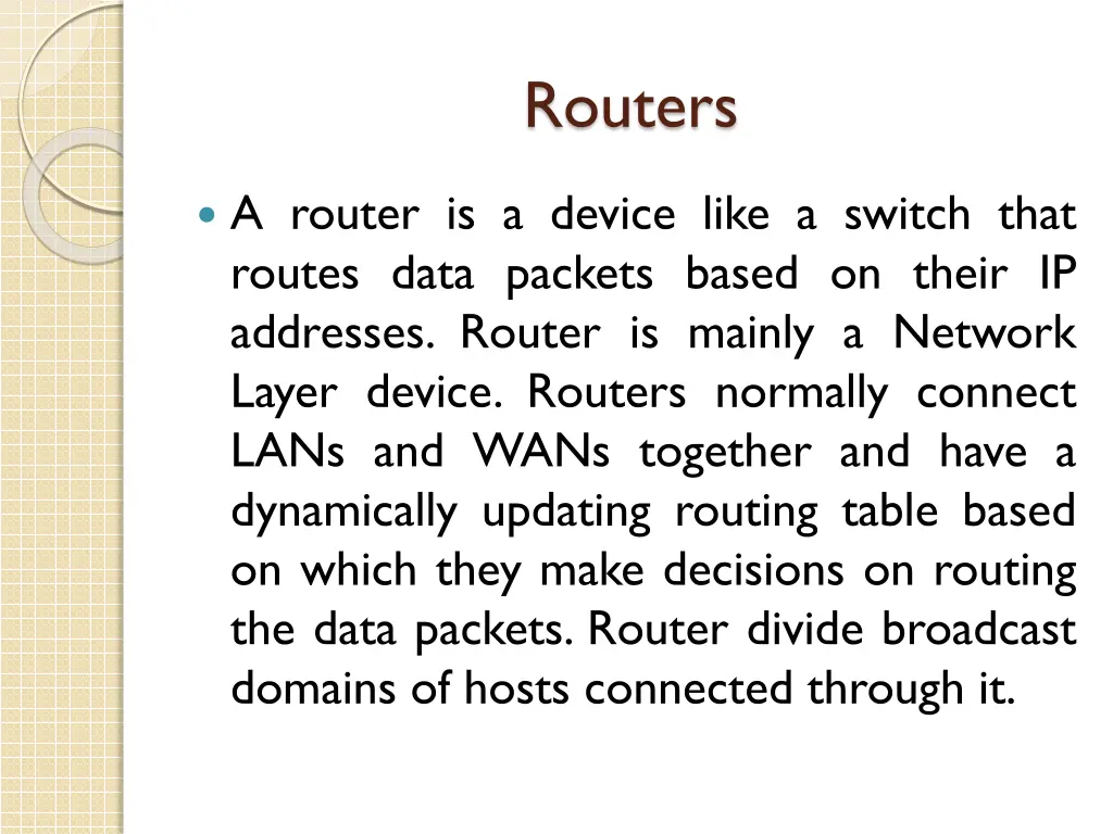 routers