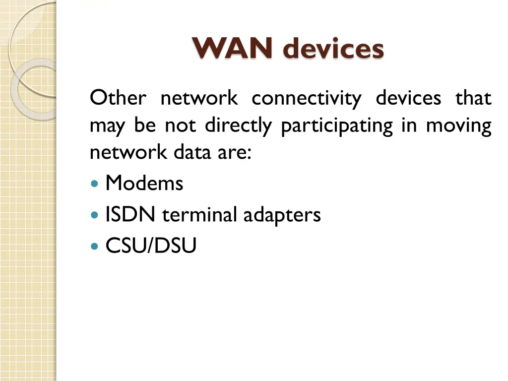 wan devices