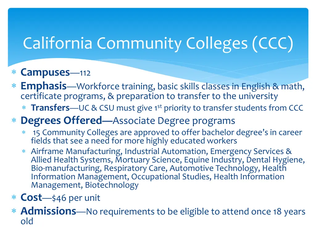 california community colleges ccc