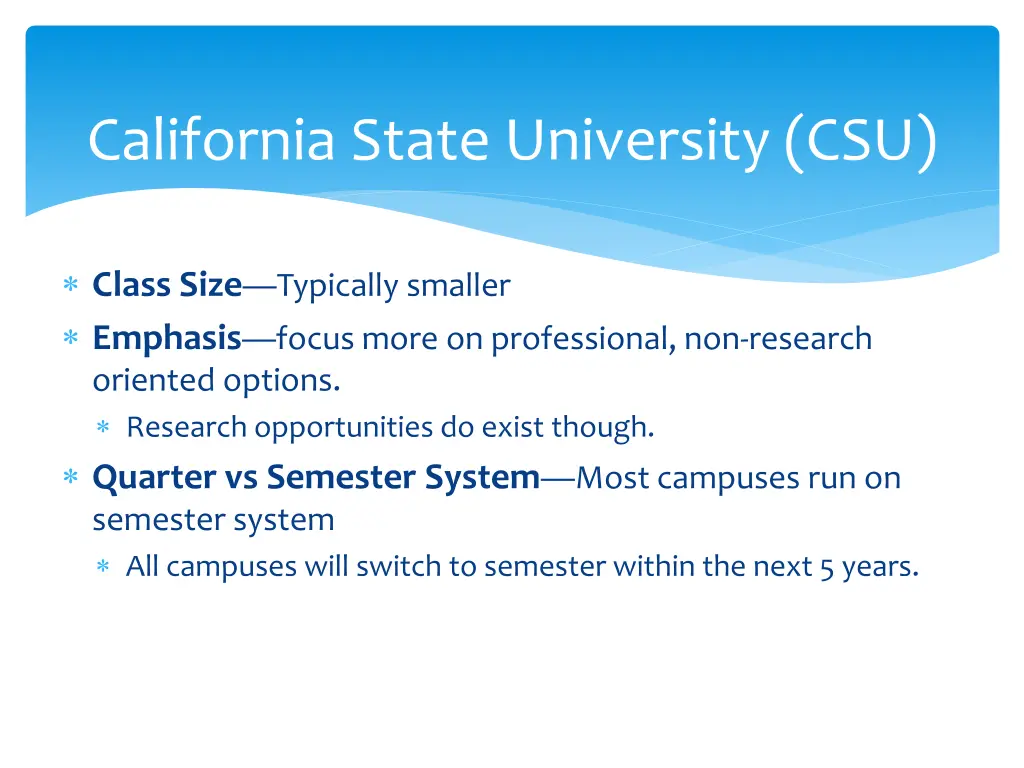 california state university csu 1
