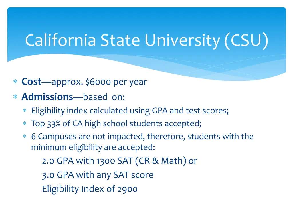 california state university csu