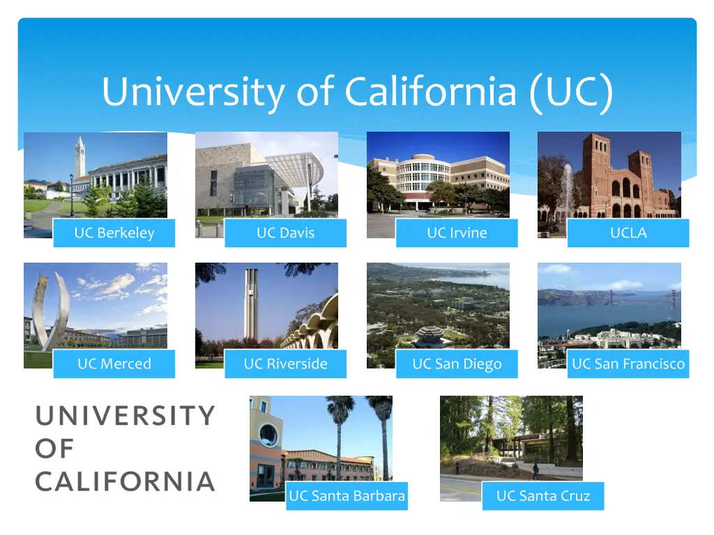 university of california uc