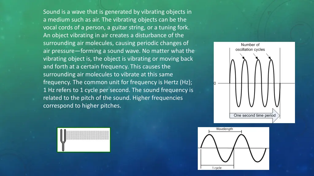 sound is a wave that is generated by vibrating