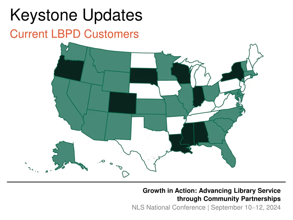 keystone updates current lbpd customers
