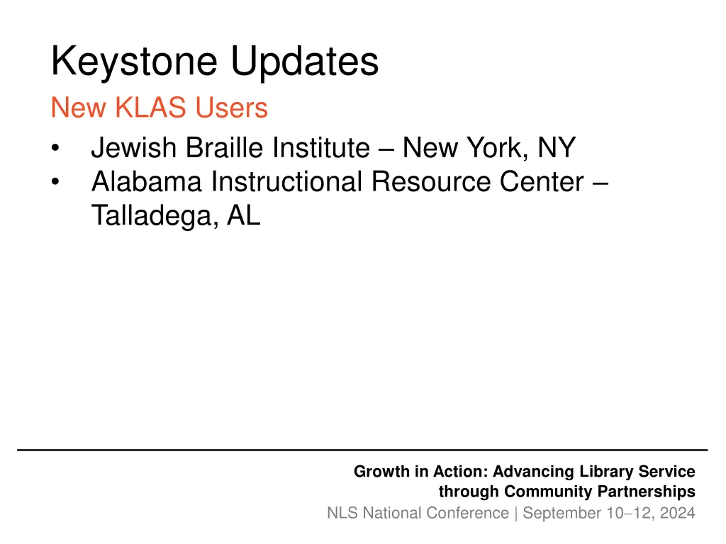 keystone updates new klas users jewish braille