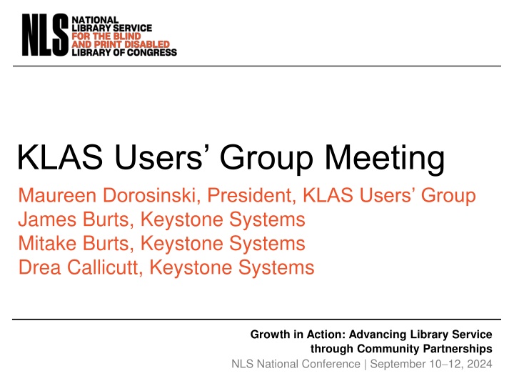 klas users group meeting maureen dorosinski