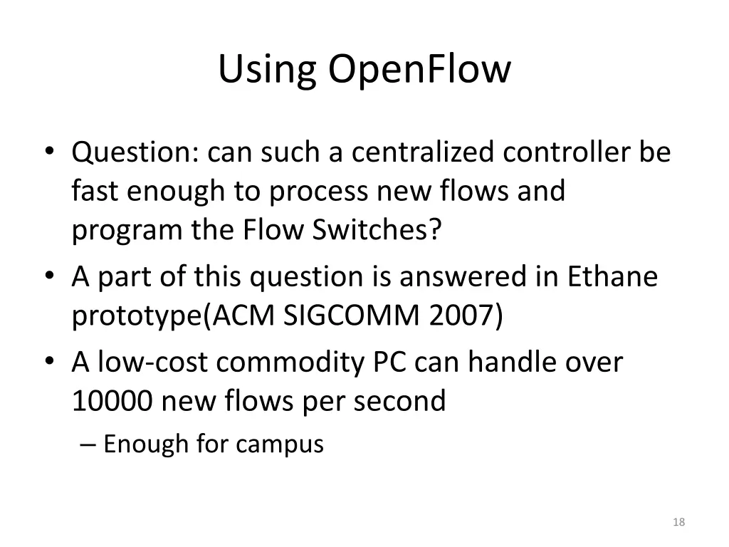 using openflow 2