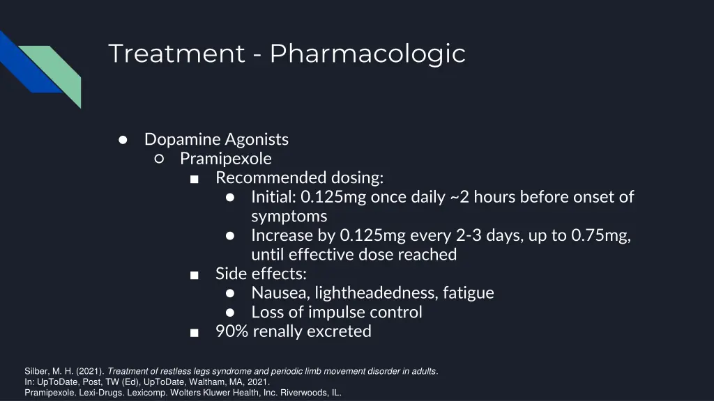 treatment pharmacologic 4