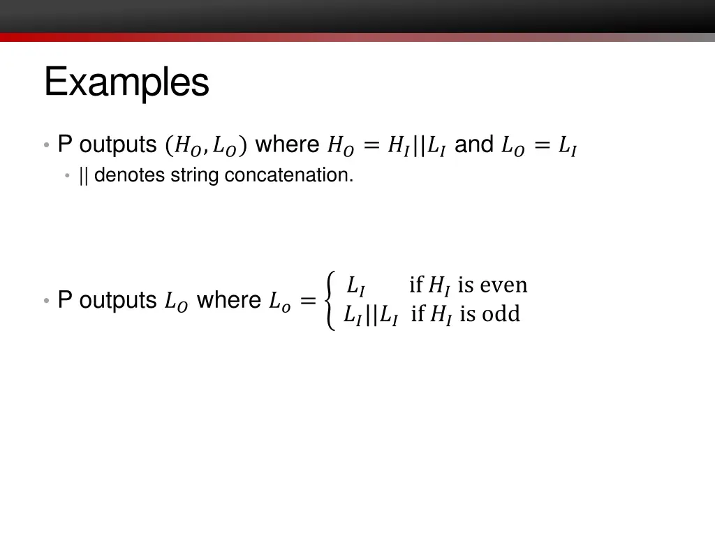 examples