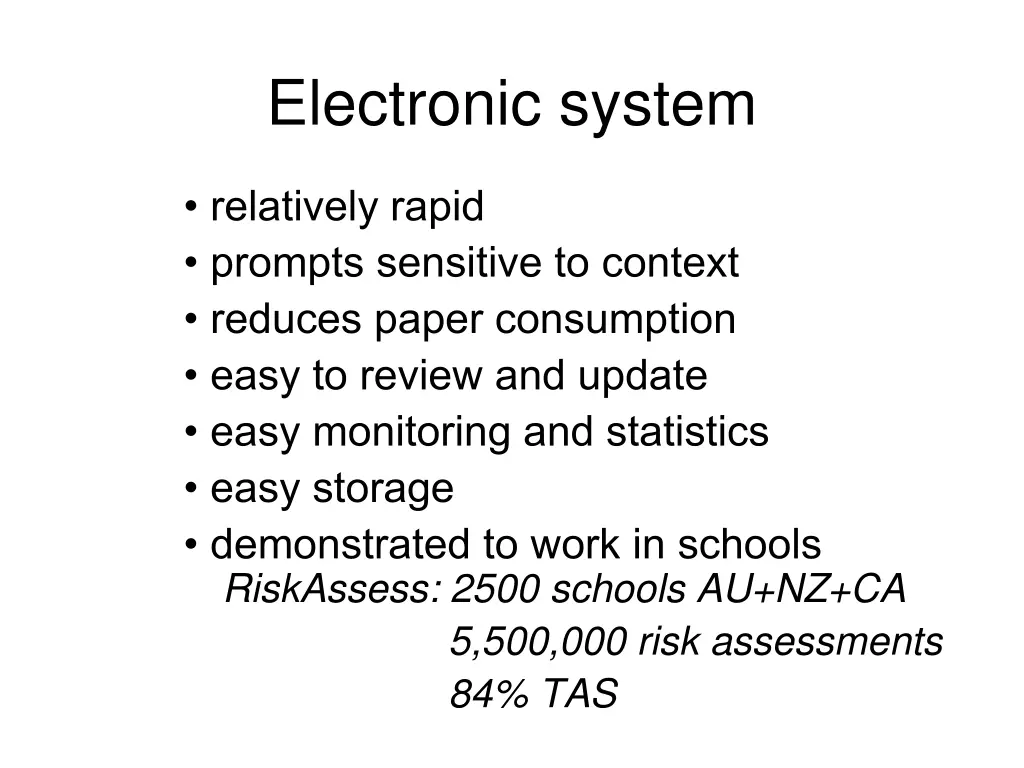 electronic system