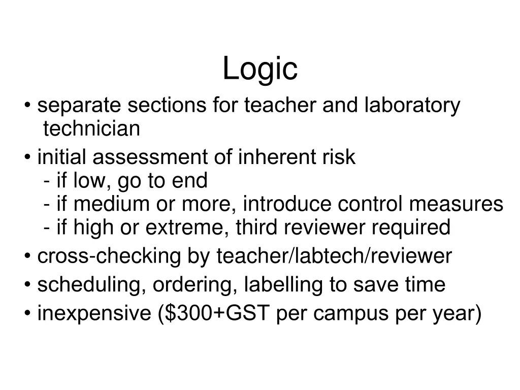 logic
