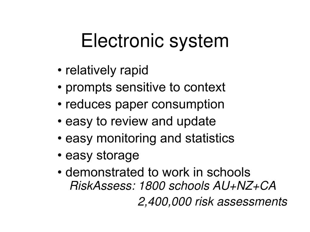 electronic system