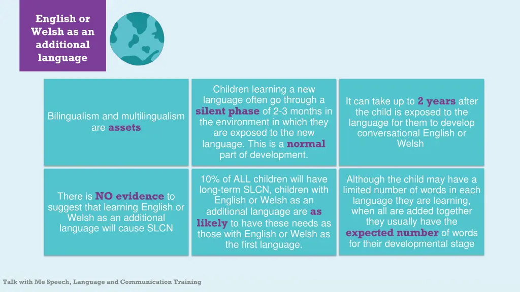 english or welsh as an additional language