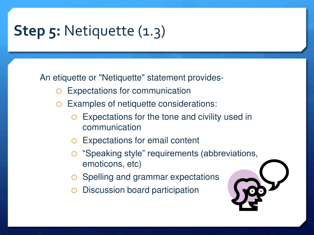 step 5 netiquette 1 3