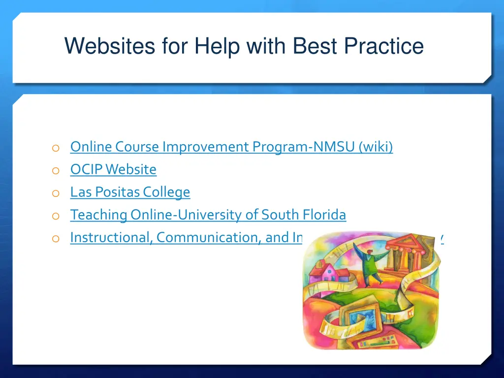 websites for help with best practice