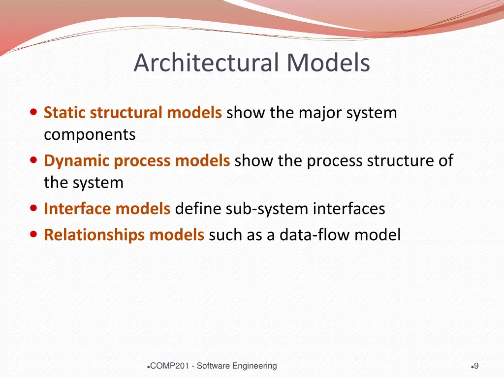 architectural models 1