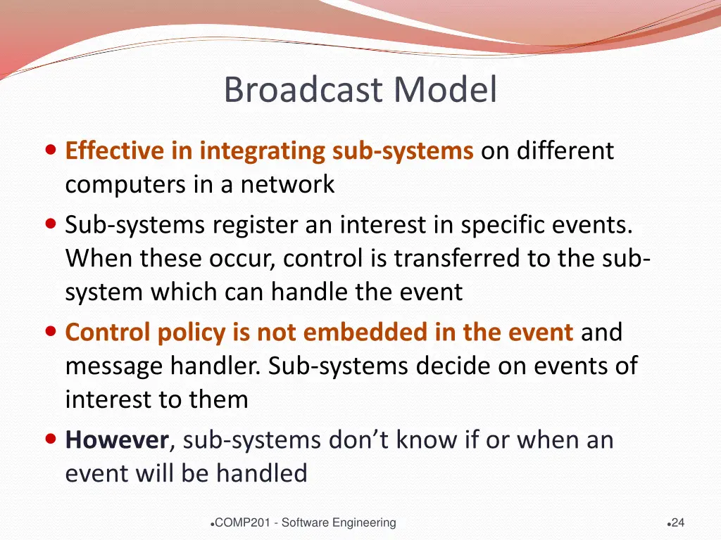 broadcast model