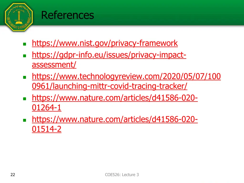 references