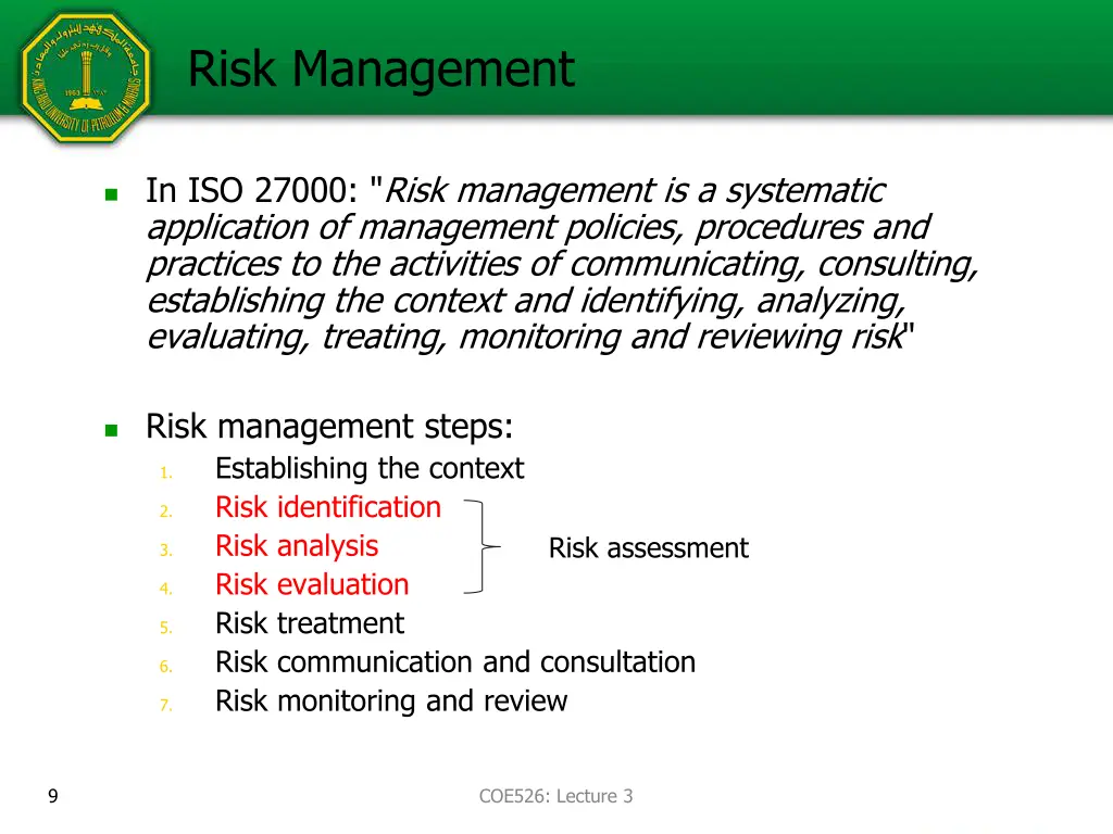 risk management
