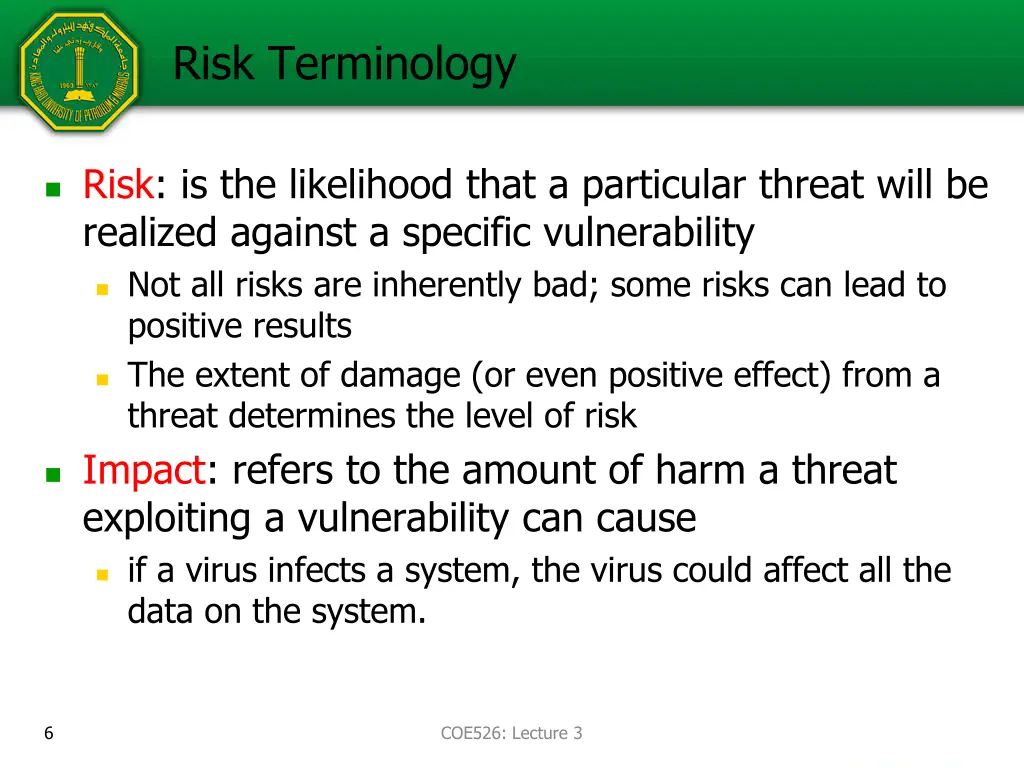 risk terminology 1
