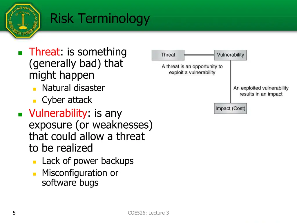risk terminology