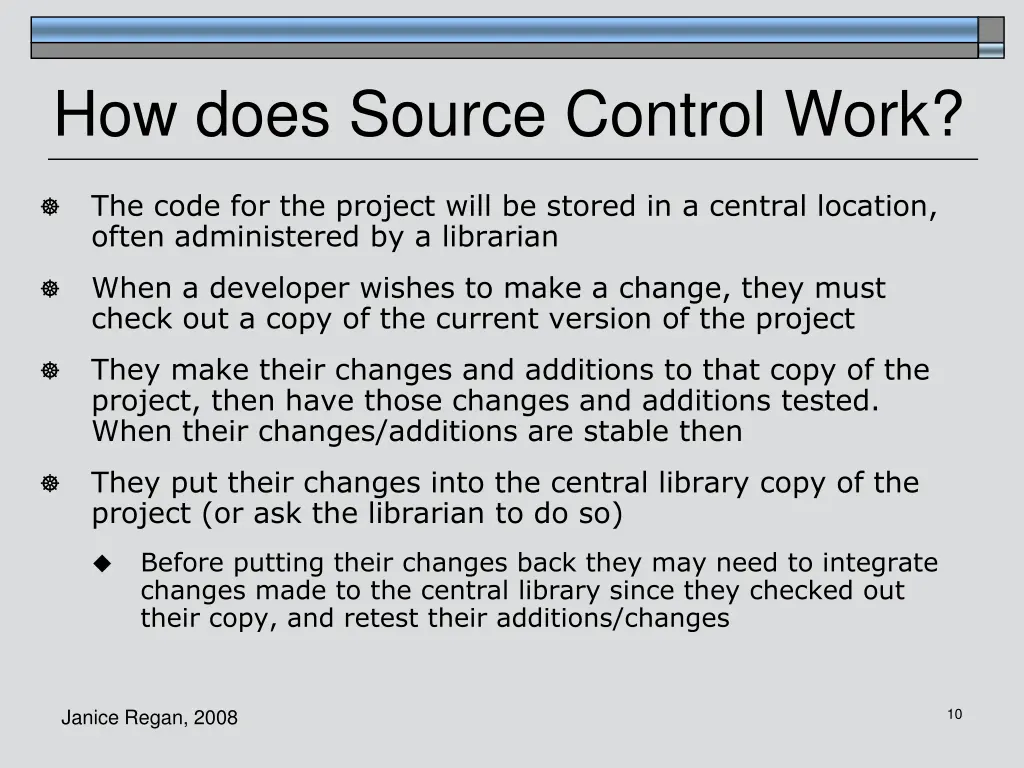 how does source control work
