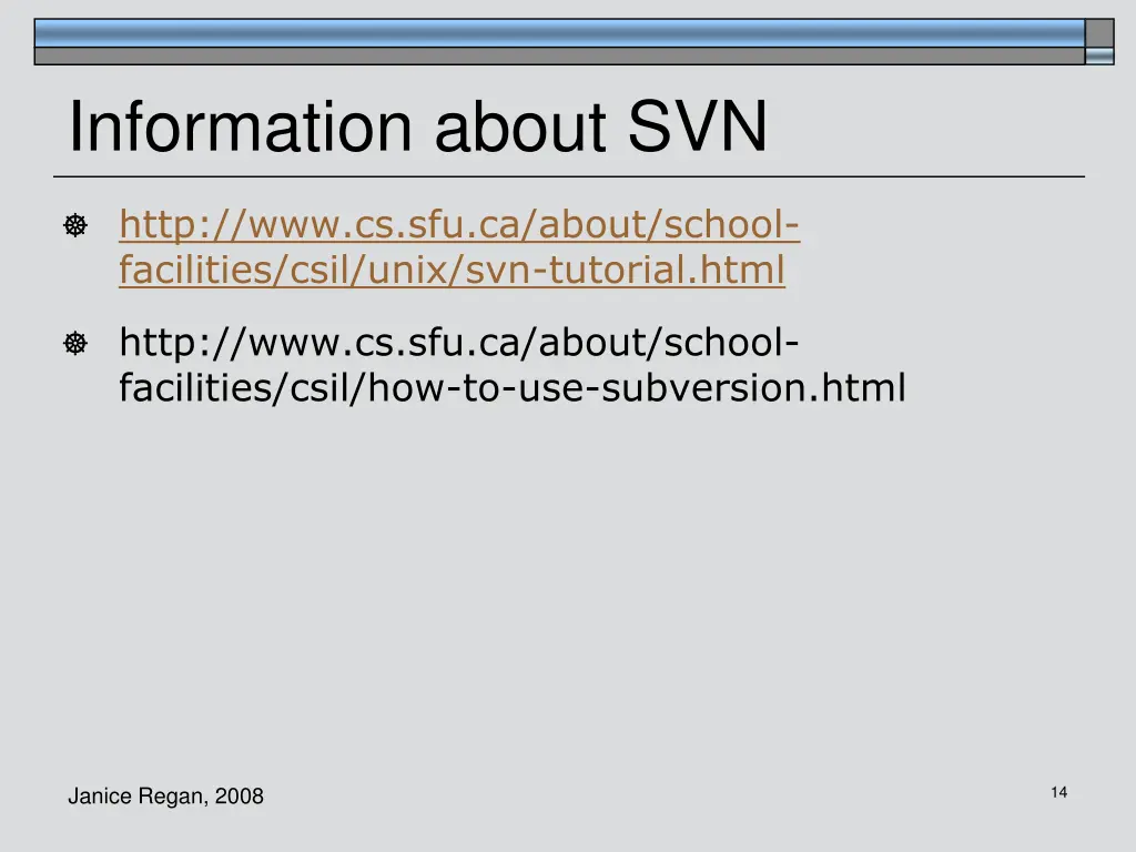 information about svn