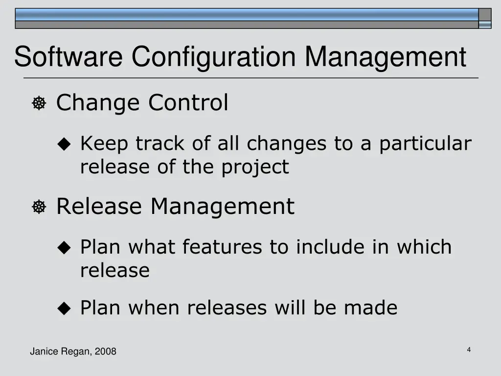 software configuration management