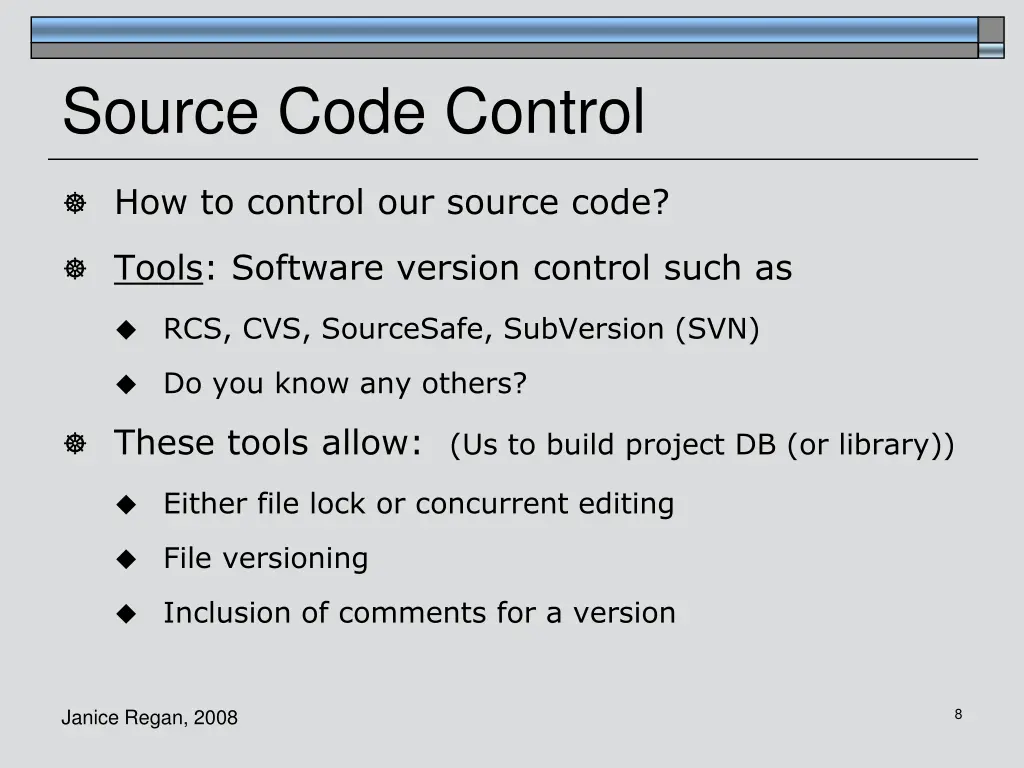 source code control