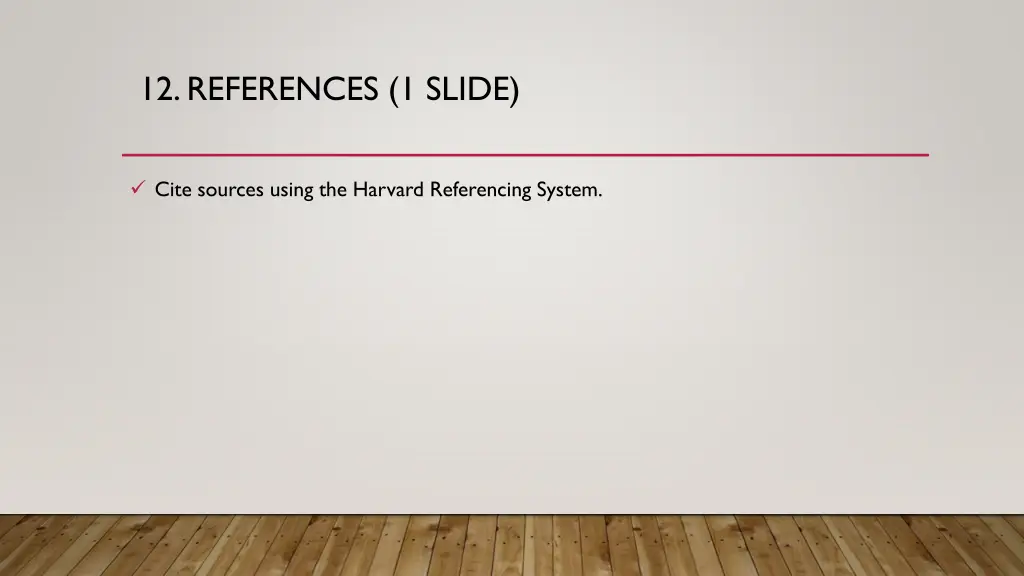 12 references 1 slide