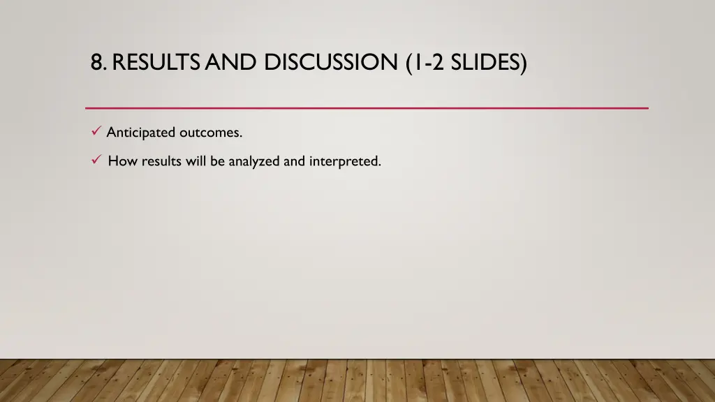 8 results and discussion 1 2 slides