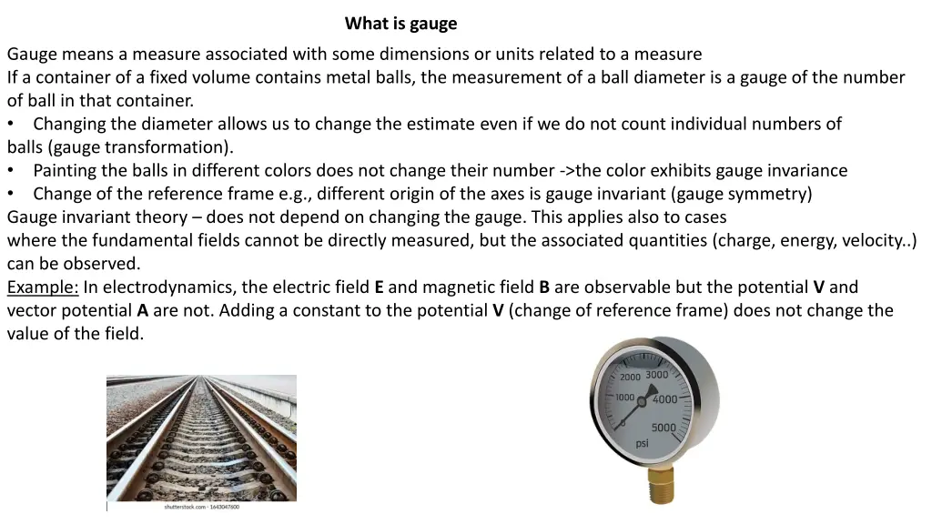 what is gauge