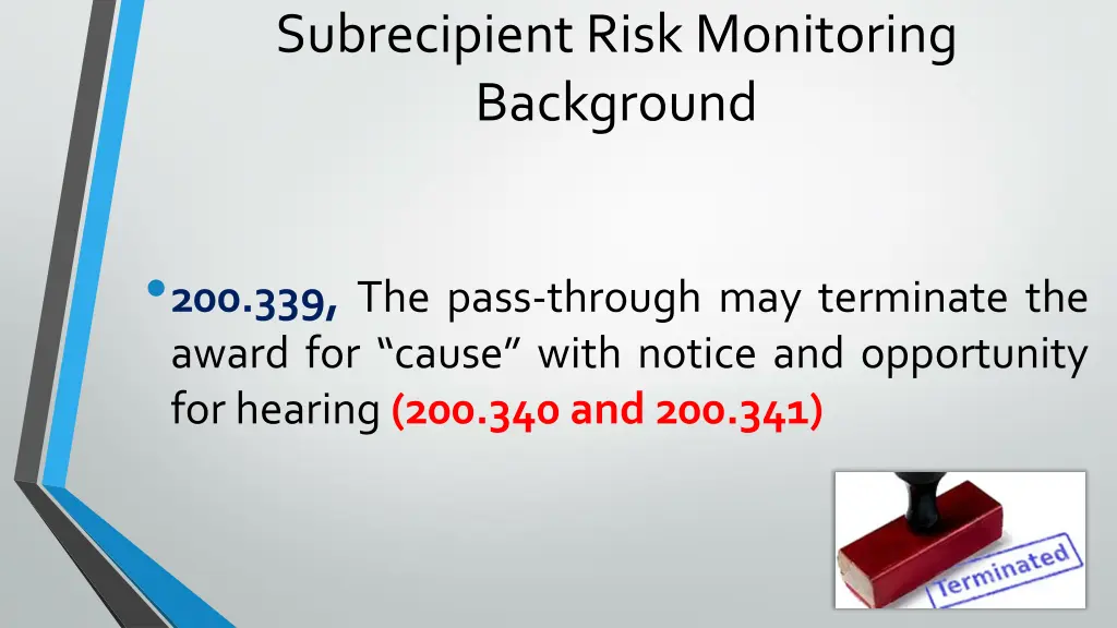 subrecipient risk monitoring background 3
