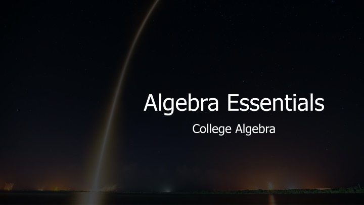 algebra essentials college algebra
